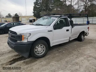 2019 Ford F-150 XL with VIN 1FTMF1CB7KKD21883, listed as a Copart auction lot 46218245 with 128,411 mi miles and Salvage Title. Bid and sale history available at carsss.com. Image 1.