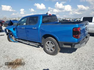 2024 Ford Ranger XLT with VIN 1FTER4GH1RLE01261, listed as a Copart auction lot 44489655 with 6,885 mi miles and Salvage Title. Bid and sale history available at carsss.com. Image 2.