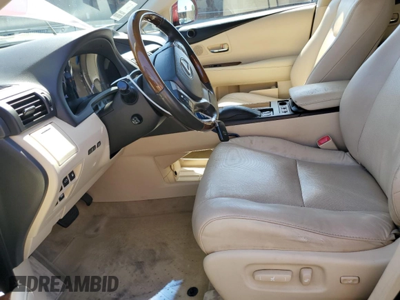 2013 Lexus RX 450h with VIN JTJZB1BA9D2008859, listed as a Copart auction lot 61040415 with 158,823 mi miles and Salvage title. Bid and sale history available at DreamBid. Image 7.