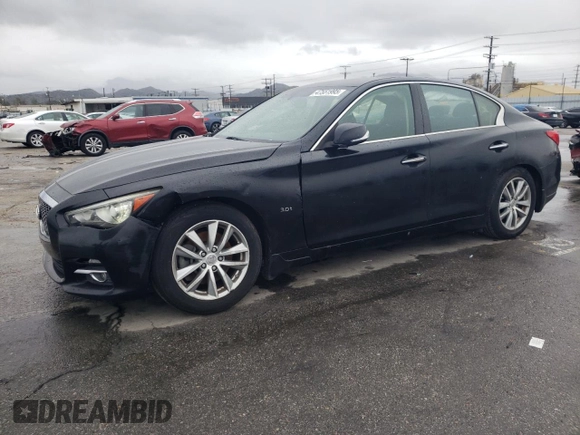 2017 Infiniti Q50 Premium z VIN JN1EV7AP6HM733365, wystawiony jako Copart lot #47551995 z przebiegiem 103 669 mil mil oraz Szkody całkowita. Historia ofert i sprzedaży dostępna na DreamBid. Obrazek 1.