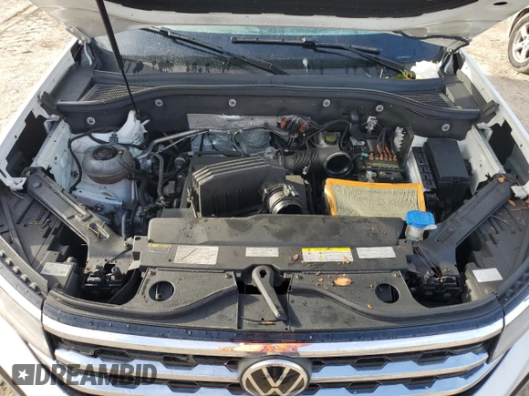 2021 Volkswagen Atlas SEL Premium R-Line with VIN 1V2FE2CA0MC210645, listed as a Copart auction lot 73636864 with Not provided miles and Salvage title. Bid and sale history available at DreamBid. Image 12.