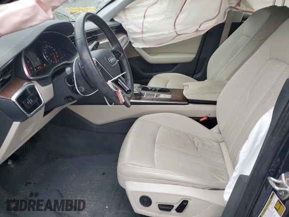 2019 Audi A6 Premium with VIN WAUK2AF26KN063785, listed as a Copart auction lot 86442724 with 92,920 mi miles and Salvage Title. Bid and sale history available at carsss.com. Image 7.