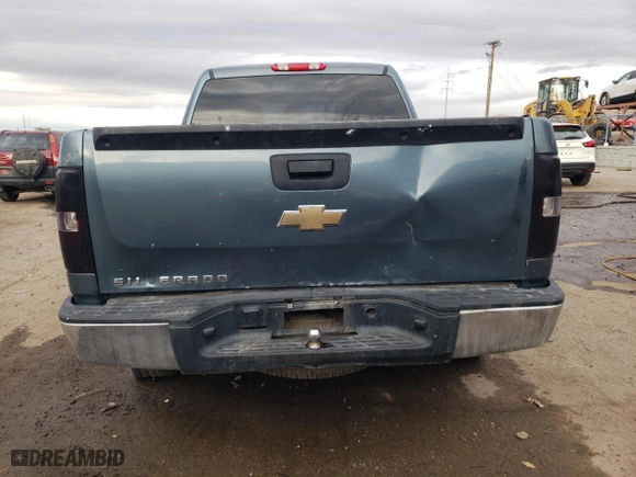 2007 Chevrolet Silverado 1500 LT w/1LT with VIN 2GCEC13C071624906, listed as a Copart auction lot 82211024 with 0 mi miles and Salvage Title. Bid and sale history available at carsss.com. Image 6.
