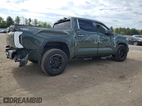 2022 Toyota Tundra Limited with VIN 5TFJA5DB8NX018965, listed as a Copart auction lot 55242405 with 29,277 mi miles and Salvage title. Bid and sale history available at DreamBid. Image 3.