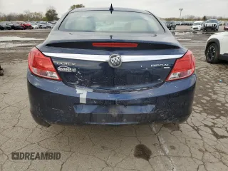 2011 Buick Regal CXL RL3 with VIN 2G4GR5EC7B9178996, listed as a Copart auction lot 80221204 with 126,810 mi miles and Salvage Title. Bid and sale history available at carsss.com. Image 6.