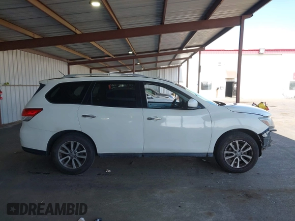 2016 Nissan Pathfinder S with VIN 5N1AR2MMXGC641602, listed as a IAAI auction lot 42174567 with 132,840 mi miles and . Bid and sale history available at DreamBid. Image 14.