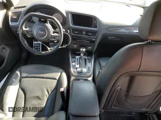 2015 Audi SQ5 Premium Plus with VIN WA1CGBFP8FA055723, listed as a Copart auction lot 75570984 with 0 mi miles and Salvage Title. Bid and sale history available at carsss.com. Image 8.