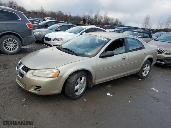 2005 Dodge Stratus Sdn SXT with VIN 1B3EL46X85N697776, listed as a Copart auction lot 80032154 with NaN miles and Salvage Title. Bid and sale history available at carsss.com. Image 1.