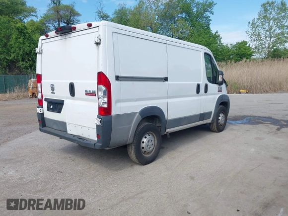 2017 Ram ProMaster Cargo with VIN 3C6TRVNG7HE532572, listed as a IAAI auction lot 42131023 with 82,963 mi miles and . Bid and sale history available at carsss.com. Image 4.