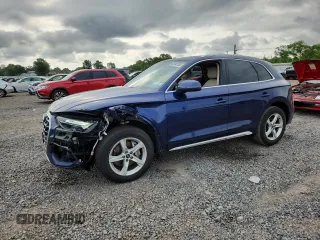 2021 Audi Q5 Premium with VIN WA1AAAFY7M2113551, listed as a Copart auction lot 63994735 with 24,480 mi miles and Salvage title. Bid and sale history available at DreamBid. Image 1.