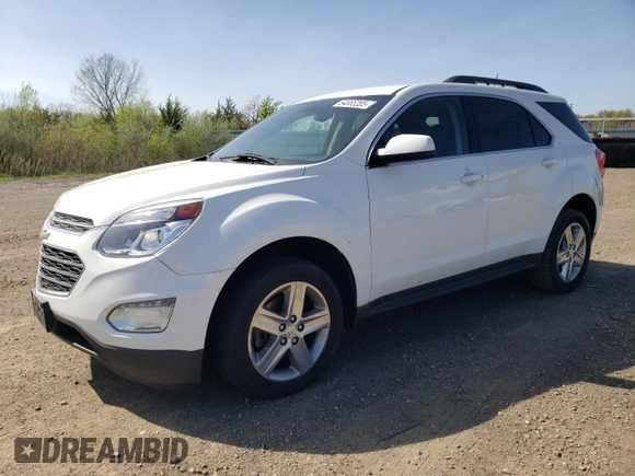 2016 Chevrolet Equinox LT with VIN 2GNALCEK9G1114561, listed as a Copart auction lot 54865205 with 119,807 mi miles and Clean Title. Bid and sale history available at carsss.com. Image 1.