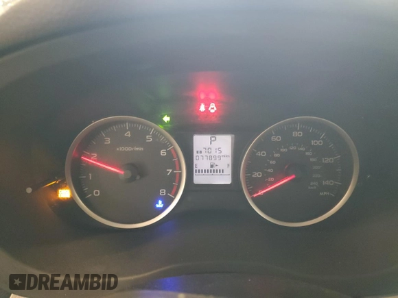 2014 Subaru Forester Premium with VIN JF2SJAEC5EH476592, listed as a Copart auction lot 60880355 with 77,899 mi miles and Salvage title. Bid and sale history available at DreamBid. Image 9.