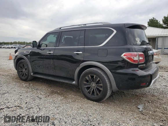 2018 Nissan Armada Platinum with VIN JN8AY2NF8JX300128, listed as a Copart auction lot 72628494 with 145,379 mi miles and Salvage Title. Bid and sale history available at carsss.com. Image 2.