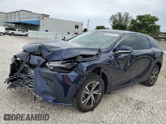 2024 Lexus RX with VIN 2T2BAMBA9RC031586, listed as a Copart auction lot 86405974 with 6,619 mi miles and Non Repairable. Bid and sale history available at carsss.com. Image 1.