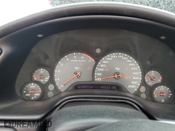 1999 Chevrolet Corvette with VIN 1G1YY32G4X5100065, listed as a Copart auction lot 75846354 with 48,121 mi miles and Salvage Title. Bid and sale history available at carsss.com. Image 9.
