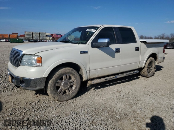 2008 Ford F-150 XLT with VIN 1FTPW12V68FC28864, listed as a Copart auction lot 50833495 with 154,615 mi miles and Salvage title. Bid and sale history available at DreamBid. Image 1.