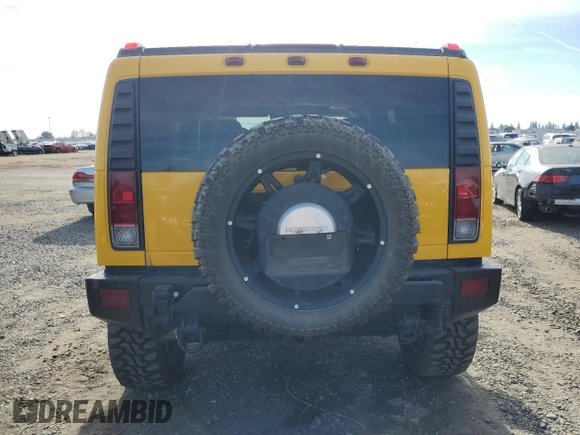 2006 Hummer H2 with VIN 5GRGN23U26H100166, listed as a Copart auction lot 87228964 with 71,727 mi miles and Salvage Title. Bid and sale history available at carsss.com. Image 6.