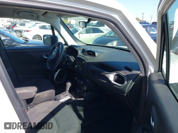 2018 Jeep Renegade Sport with VIN ZACCJBAB2JPG99648, listed as a IAAI auction lot 42337571 with 127,402 mi miles and . Bid and sale history available at DreamBid. Image 5.