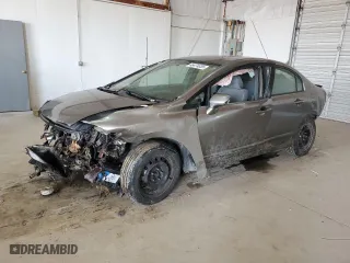 2007 Honda Civic Sdn LX with VIN 1HGFA16597L062006, listed as a Copart auction lot 46474035 with 176,679 mi miles and Salvage Title. Bid and sale history available at carsss.com. Image 1.