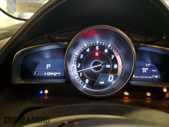 2016 Mazda CX-3 Grand Touring with VIN JM1DKBD79G0126026, listed as a Copart auction lot 46821275 with 113,442 mi miles and Salvage Title. Bid and sale history available at carsss.com. Image 9.