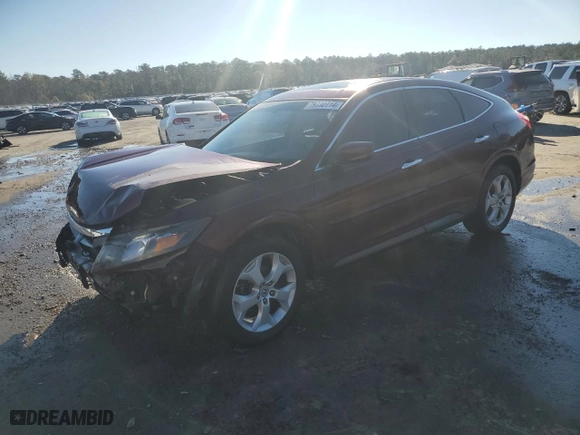 2012 Honda Crosstour EX-L with VIN 5J6TF1H56CL001670, listed as a Copart auction lot 79732714 with 185,493 mi miles and Salvage Title. Bid and sale history available at carsss.com. Image 1.