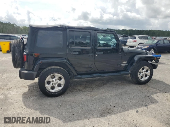 2013 Jeep Wrangler Unlimited Sahara with VIN 1C4HJWEG9DL701391, listed as a Copart auction lot 60492325 with 117,584 mi miles and Salvage title. Bid and sale history available at DreamBid. Image 3.