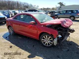2009 Volkswagen Eos Komfort with VIN WVWBA71F59V018351, listed as a Copart auction lot 49498645 with 137,206 mi miles and Salvage Title. Bid and sale history available at DreamBid. Image 4.