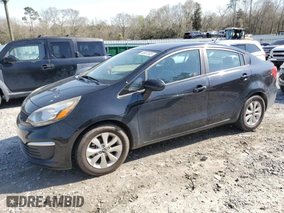 2017 Kia Rio LX with VIN KNADM4A31H6061904, listed as a Copart auction lot 49607505 with 95,385 mi miles and Salvage Title. Bid and sale history available at carsss.com. Image 1.