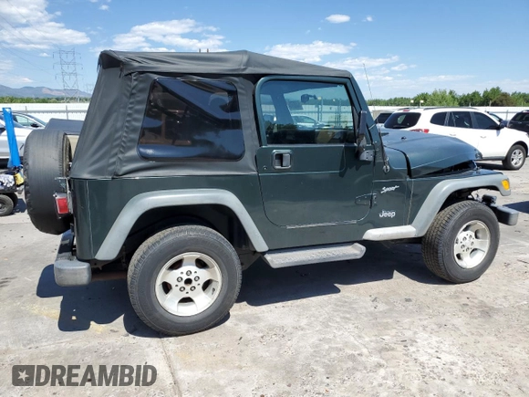 2002 Jeep Wrangler Sport с VIN 1J4FA49SX2P738105, выставлен на аукционе Copart как лот 60320775 с пробегом 402 518 миль миль и Списание • Salvage title. История ставок и продаж доступна на DreamBid. Изображение 3.