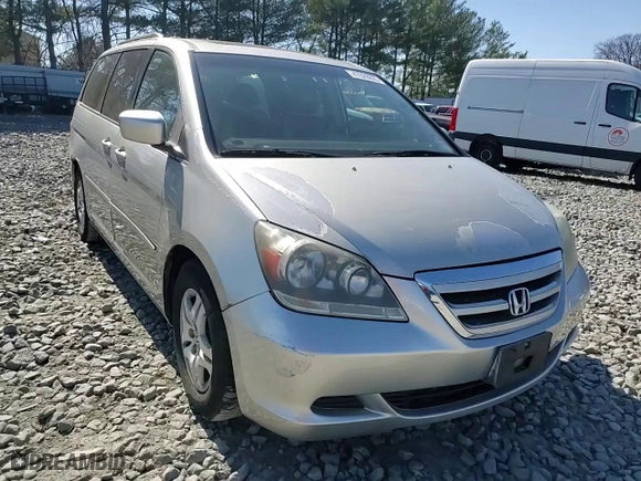 2005 Honda Odyssey EX-L with VIN 5FNRL387X5B014871, listed as a Copart auction lot 47628605 with 156,140 mi miles and Salvage Title. Bid and sale history available at carsss.com. Image 12.