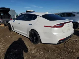 2018 Kia Stinger Premium with VIN KNAE25LA4J6015565, listed as a Copart auction lot 82378014 with 48,281 mi miles and Salvage Title. Bid and sale history available at DreamBid. Image 2.