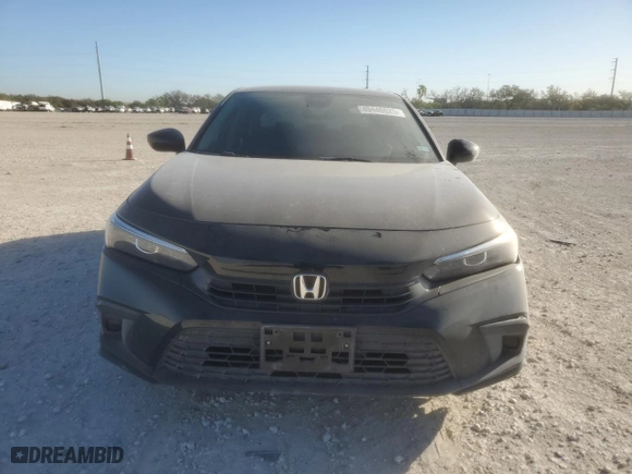 2023 Honda Civic Sedan LX with VIN 2HGFE2F25PH535820, listed as a Copart auction lot 49446025 with 21,733 mi miles and Salvage Title. Bid and sale history available at carsss.com. Image 5.