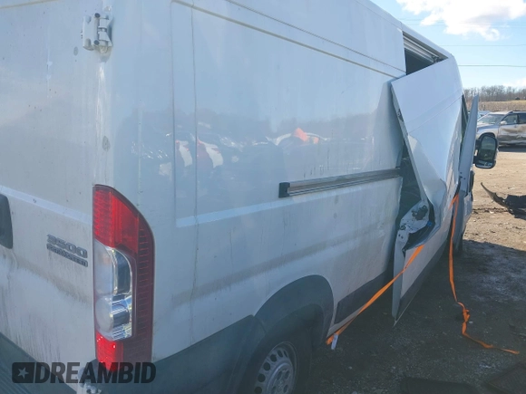 2024 Ram ProMaster Cargo with VIN 3C6MRVHG9RE116749, listed as a IAAI auction lot 41496850 with 53,378 mi miles. Bid and sale history available at carsss.com. Image 4.