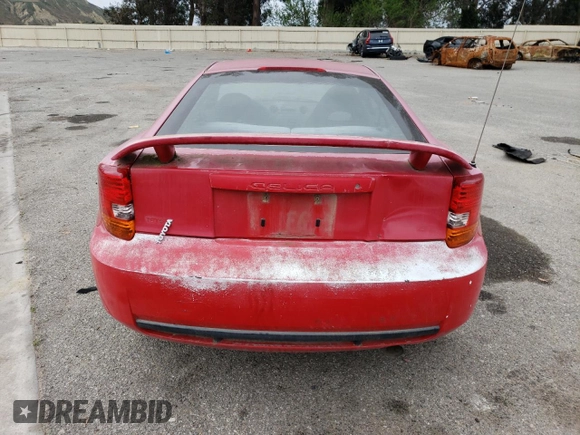 2001 Toyota Celica GT with VIN JTDDR32T210087708, listed as a Copart auction lot 53584065 with 192,261 mi miles and Clean title. Bid and sale history available at DreamBid. Image 6.