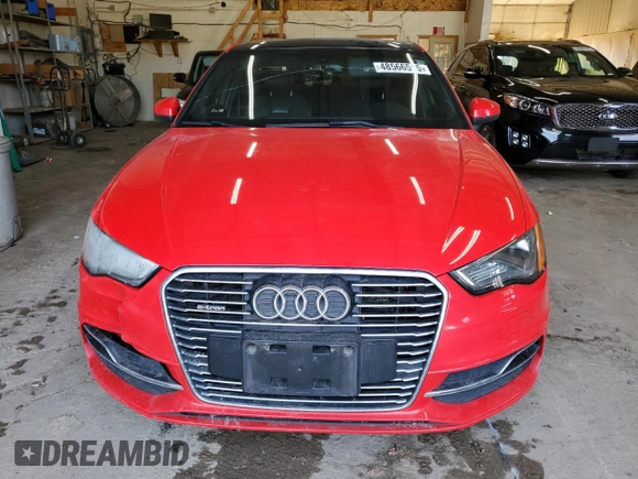 2016 Audi A3 e-tron Premium Plus with VIN WAUTPBFF6GA068479, listed as a Copart auction lot 48566515 with 151,670 mi miles and Non Repairable. Bid and sale history available at DreamBid. Image 5.