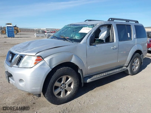 2012 Nissan Pathfinder SV with VIN 5N1AR1NB1CC615438, listed as a IAAI auction lot 41215698 with 1 mi miles. Bid and sale history available at carsss.com. Image 2.