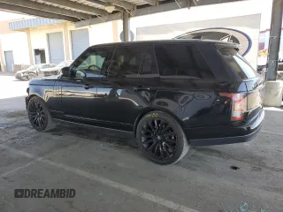 2017 Land Rover Range Rover HSE with VIN SALGS2FV8HA378931, listed as a Copart auction lot 54141495 with 77,839 mi miles and Salvage title. Bid and sale history available at DreamBid. Image 2.