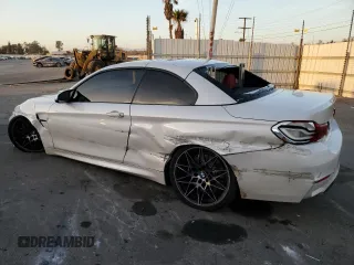 2018 BMW M4 z VIN WBS4Z9C5XJED31199, wystawiony jako Copart lot #85157254 z przebiegiem 54 034 mil mil oraz Czysty tytuł • Clean title. Historia ofert i sprzedaży dostępna na DreamBid. Obrazek 2.