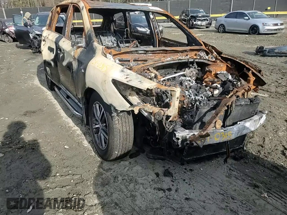 2018 Infiniti QX60 with VIN 5N1DL0MM8JC501672, listed as a Copart auction lot 48452055 with Not Provided miles and Non Repairable. Bid and sale history available at DreamBid. Image 12.