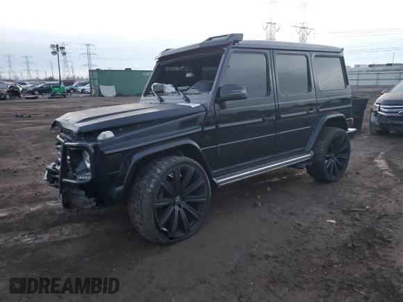 2013 Mercedes-Benz G 550 with VIN WDCYC3HF4DX213836, listed as a Copart auction lot 86434554 with 130,167 mi miles and Salvage title. Bid and sale history available at DreamBid. Image 1.