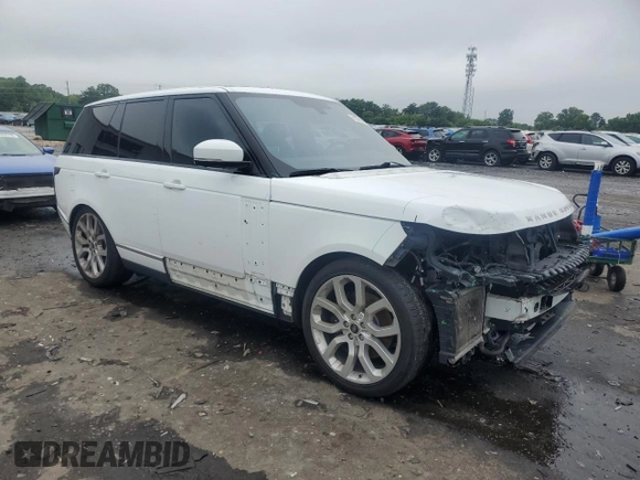 2014 Land Rover Range Rover Supercharged with VIN SALGS2EFXEA152556, listed as a Copart auction lot 61001895 with 133,799 mi miles and Salvage title. Bid and sale history available at DreamBid. Image 4.