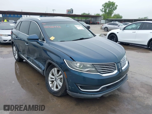 2016 Lincoln MKX Premiere z VIN 2LMTJ6JR6GBL55175, wystawiony jako IAAI lot #42166472 z przebiegiem 108 995 mil mil oraz . Historia ofert i sprzedaży dostępna na DreamBid. Obrazek 1.