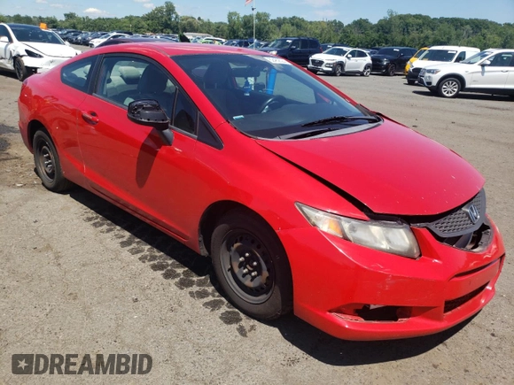 2013 Honda Civic Cpe LX with VIN 2HGFG3B56DH531996, listed as a Copart auction lot 62482524 with 98,955 mi miles and Salvage Title. Bid and sale history available at carsss.com. Image 4.