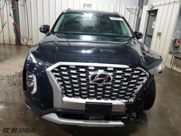 2022 Hyundai Palisade SEL with VIN KM8R4DHE9NU439728, listed as a Copart auction lot 45200455 with 39,083 mi miles and Salvage Title. Bid and sale history available at carsss.com. Image 5.