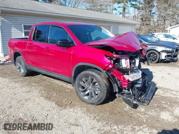 2025 Honda Ridgeline Sport z VIN 5FPYK3F13SB007230, wystawiony jako IAAI lot #41480933 z przebiegiem 205 mil mil oraz . Historia ofert i sprzedaży dostępna na DreamBid. Obrazek 1.