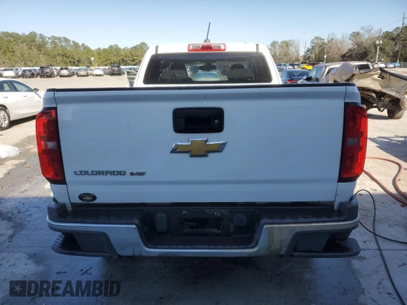 2019 Chevrolet Colorado 2WD Work Truck with VIN 1GCHSBEN4K1212121, listed as a Copart auction lot 48672265 with 191,435 mi miles and Salvage Title. Bid and sale history available at carsss.com. Image 6.