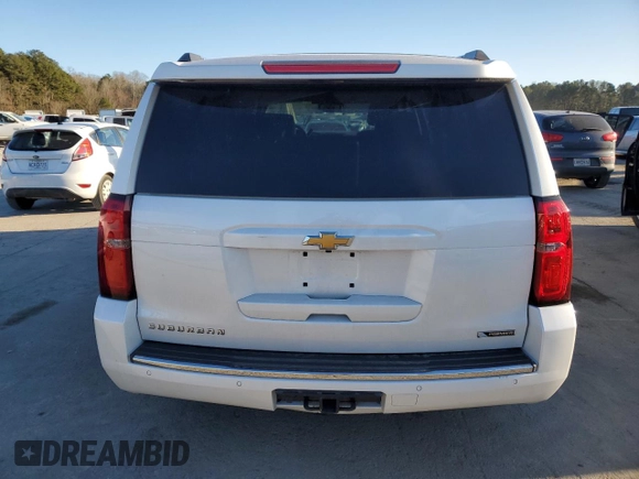 2017 Chevrolet Suburban Premier with VIN 1GNSCJKC5HR361378, listed as a Copart auction lot 88261625 with 68,992 mi miles and Salvage title. Bid and sale history available at DreamBid. Image 6.