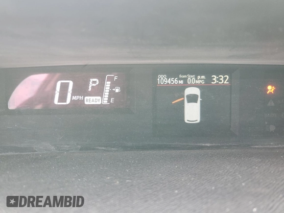 2015 Toyota Prius One with VIN JTDKDTB34F1581432, listed as a Copart auction lot 54947155 with 109,456 mi miles and Salvage Title. Bid and sale history available at carsss.com. Image 9.