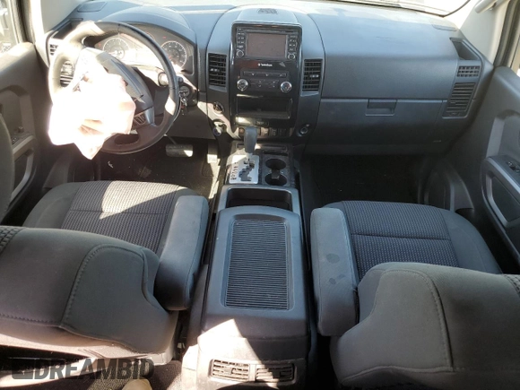 2015 Nissan Titan SL with VIN 1N6BA0EC1FN506809, listed as a Copart auction lot 72825514 with 132,830 mi miles and Salvage Title. Bid and sale history available at carsss.com. Image 8.