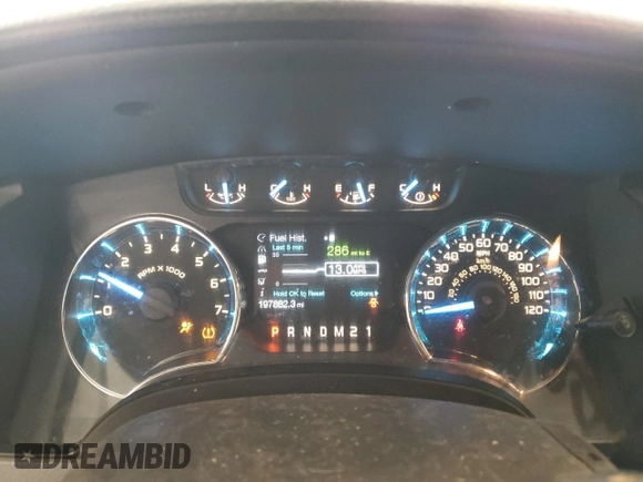 2011 Ford F-150 XL with VIN 1FTEW1CM5BKD70036, listed as a Copart auction lot 51829435 with 197,882 mi miles and Salvage Title. Bid and sale history available at carsss.com. Image 9.